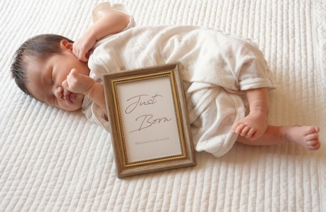 赤ちゃんとJust Bornのカード