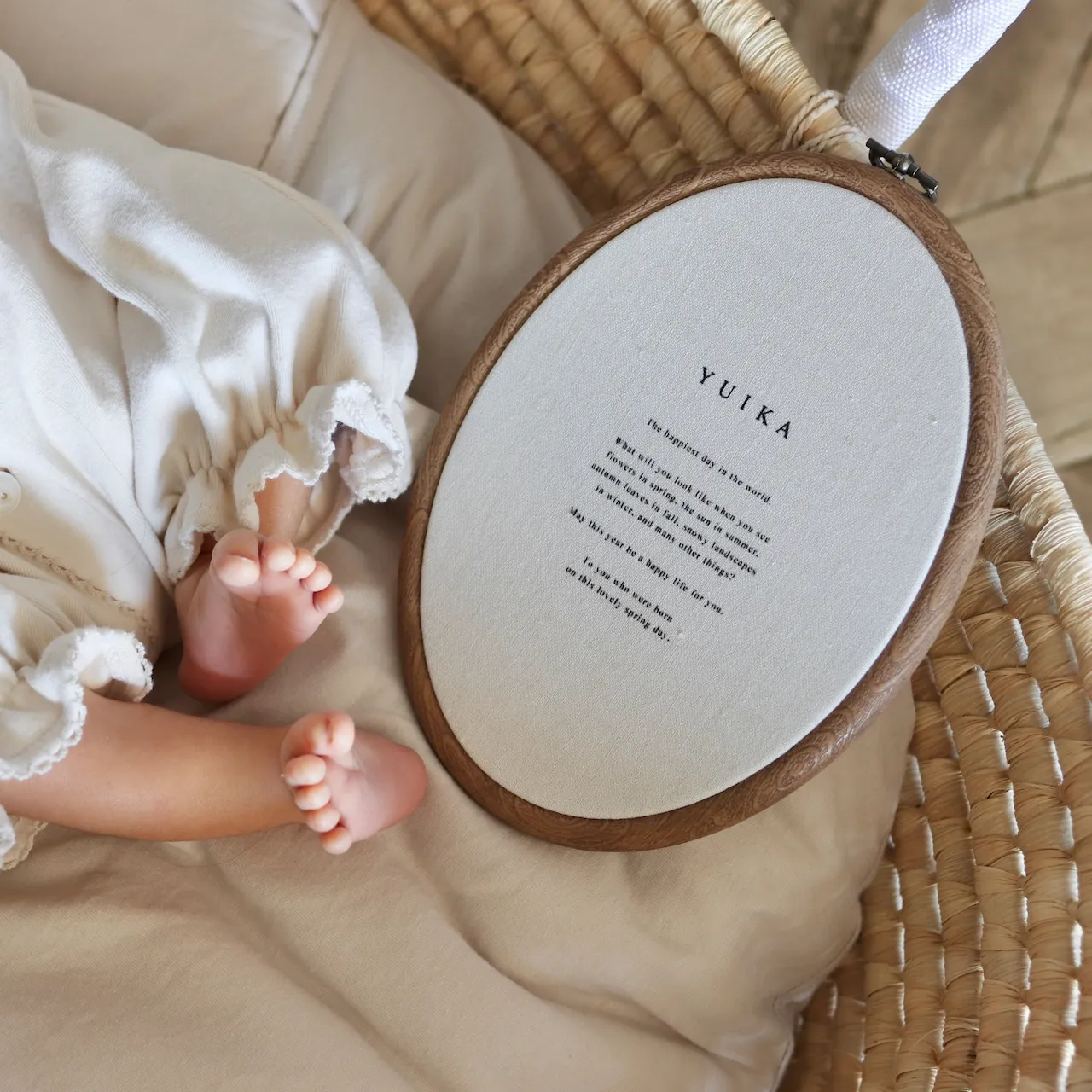 margaret babyの命名ボード